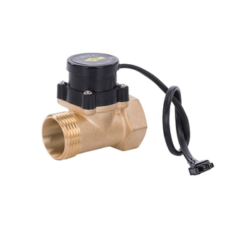 HT800 One 1 Inch Water Pump Flow Sensor Switch Liquid Booster Solar Heater Brass Magnetic Pressure Sensor Generator Parts