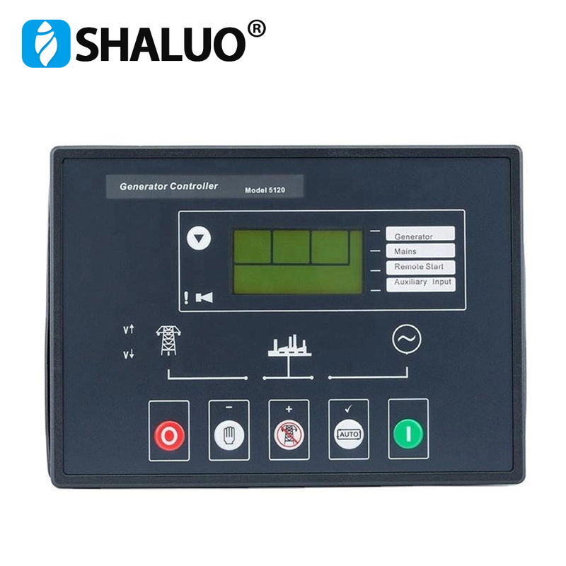 5120 AMF Diesel Generator Set Controller LCD Automatic Start Genset Ats Control Box Terminal Charge Panel Alternator Part