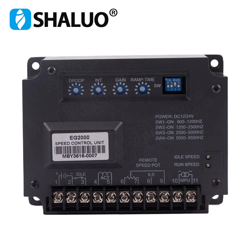 Generator Spare Part High Voltage Motor Control Board Electric Speed Controller DC Electronic Governor EG2000 Speed Control Board