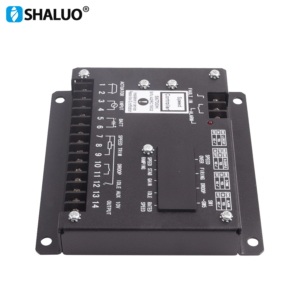 DC24V S6700H S6700E Diesel Generator Engine Speed Controller Governor Actuator Control Module Motor Panel Power Generator Parts