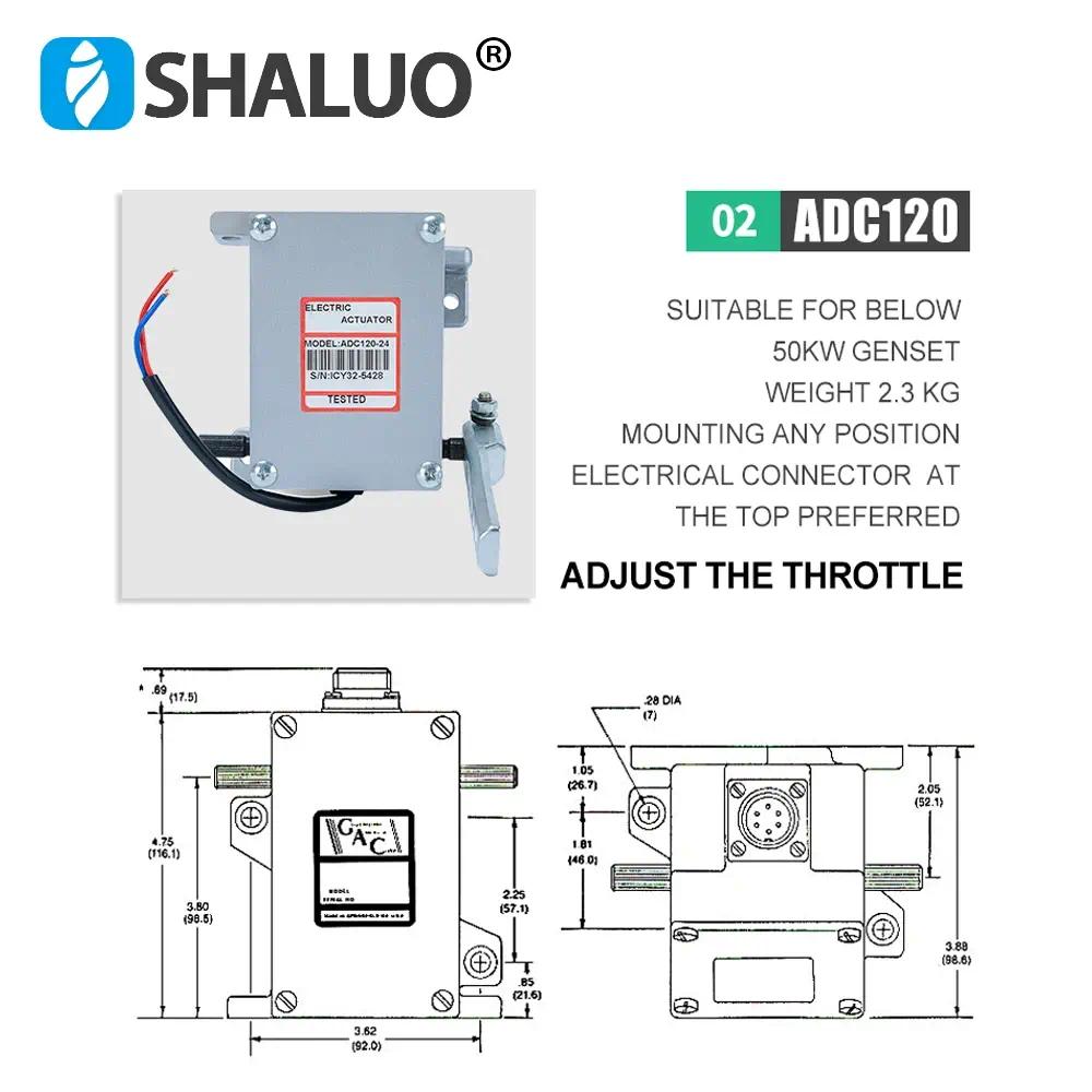 ADC120 12V 24V Generator Parts Speed Controller Governor Control Unit ESD5500E Generator Actuator Generator Speed Sensor