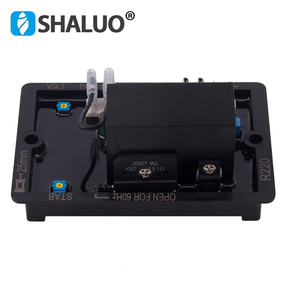 Diesel Generator AVR R220 Genset Spare Parts Automatic Voltage Regulator for Brushless Alternator