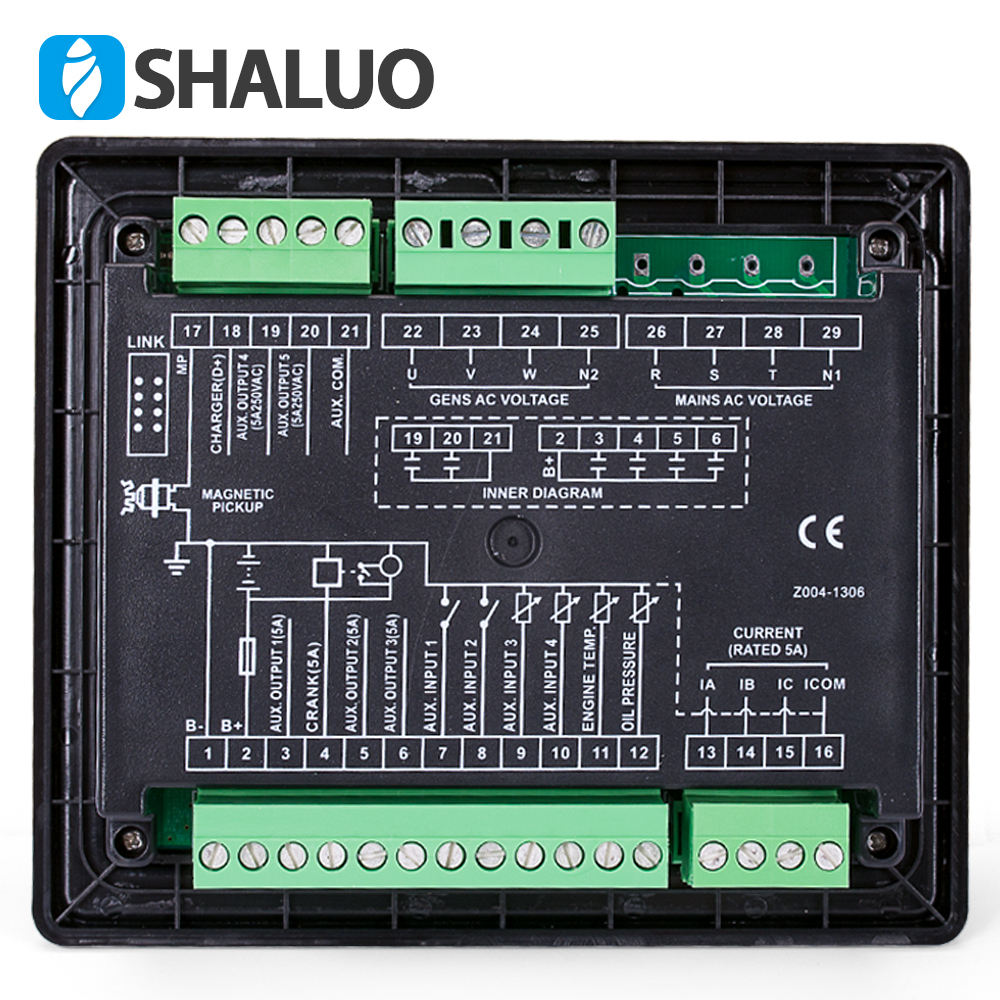 Spare Parts Gasoline Generator Engine Parts & Accessories HGM410N Controller Module Smart Control Panel