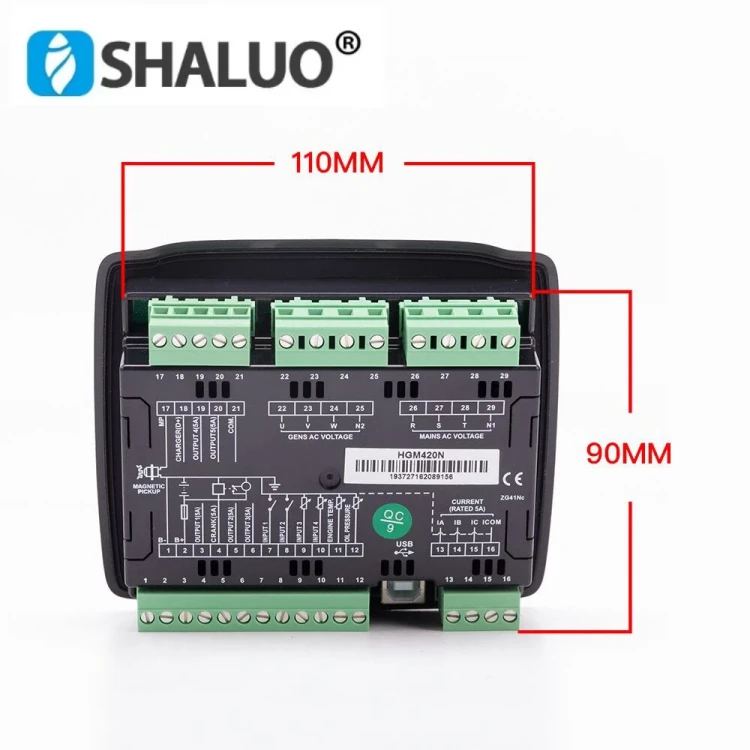 Diesel generator auto start control smartgen remote board controller HGM420N