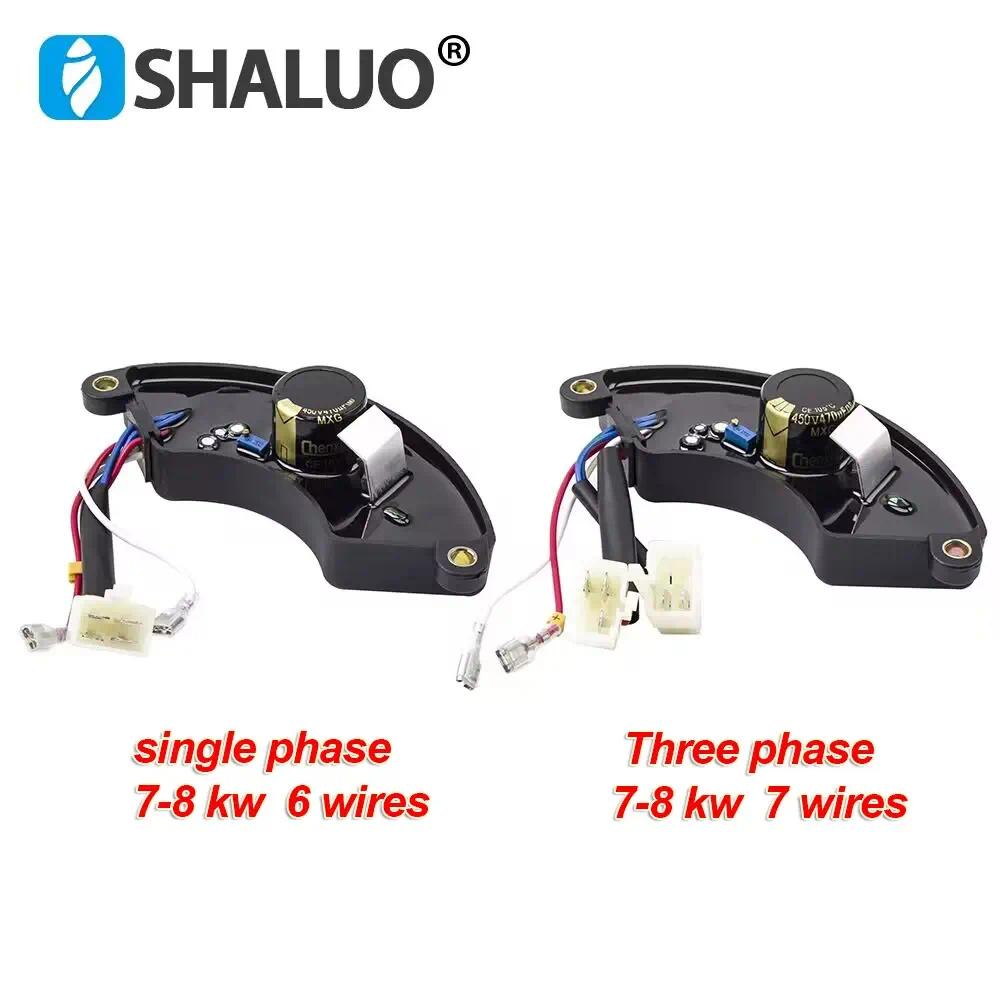 2KW 3KW 5KW 6KW 7KW 8KW AVR Gasoline Generator Automatic Voltage Regulator Stabilizer Control Panel Single Three Phase 6 8 wires