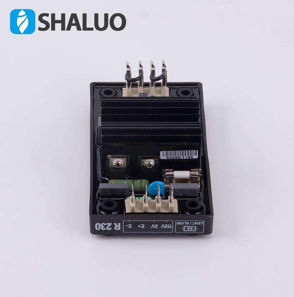 Diesel Generator Automatic Voltage Regulator 220V 380V AC 3 Phase AVR R230 Spare Parts Avr for Single Phase Generator