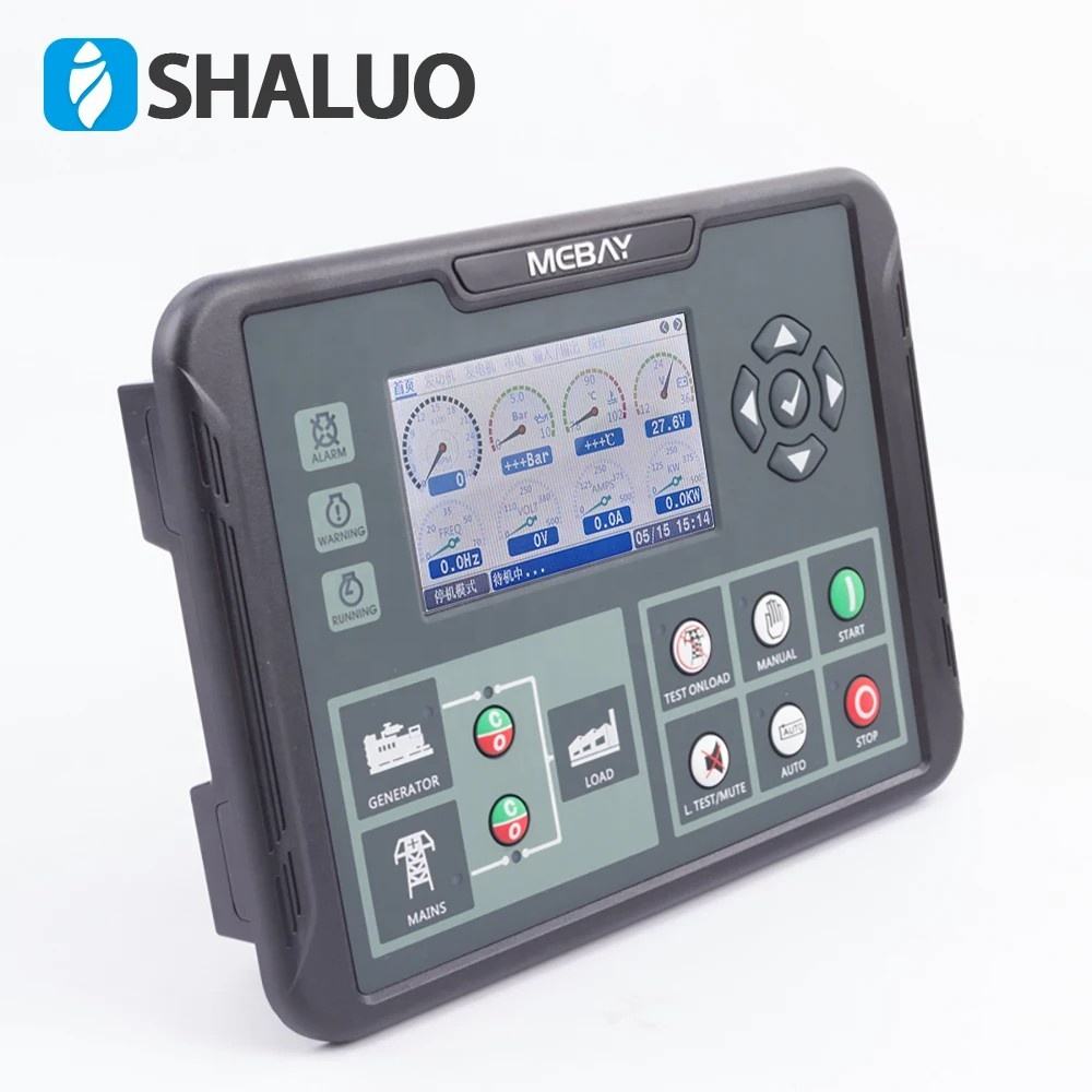 Mebay DC80D DC82DR MK3 AMF Start Stop Diesel Generator Controller Module LCD Display RS485 PC Monitoring Control Board