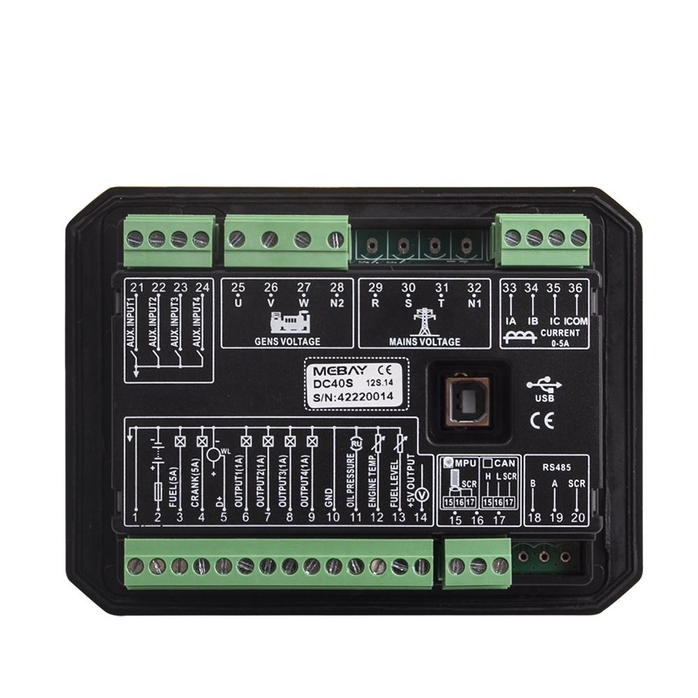 Replace HGM4010 DSE4610 DC40S Mabey Diesel Gas Gasoline Generator Engine Controller Module Panel DC42S Replace HGM4020 DSE4620