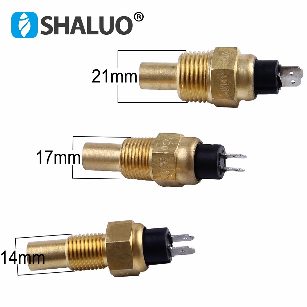 Diesel Engine Water Temperature Sensor generator part brass screw alarm universal electronic brand sensor plug