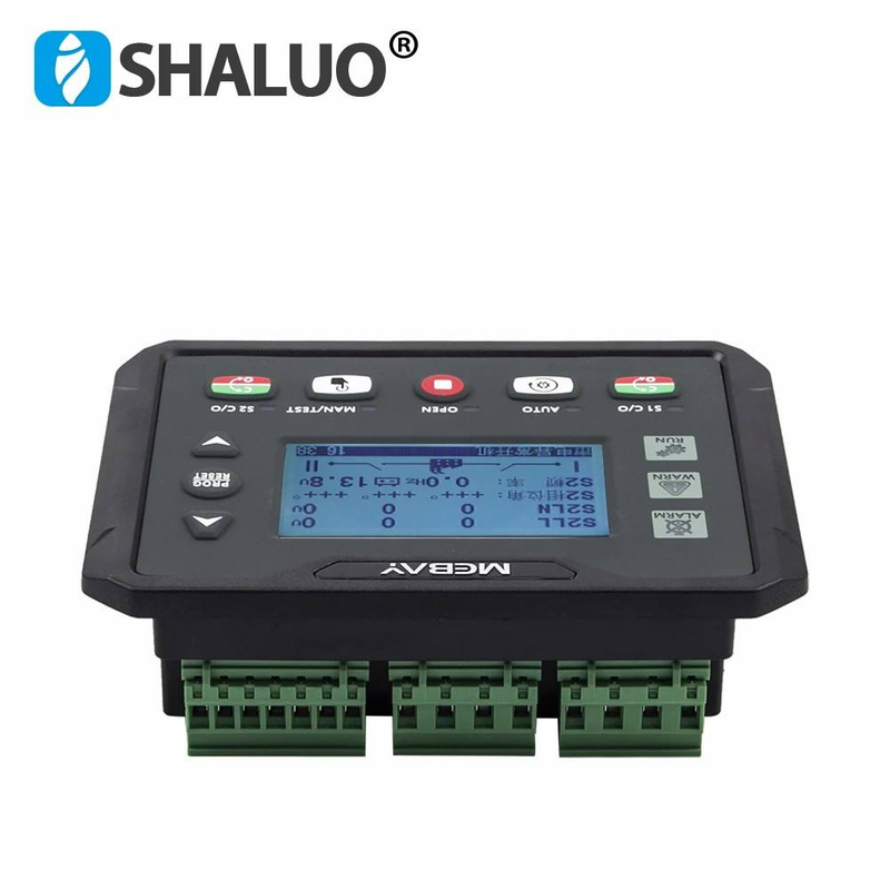 ATS420 ATS420R Mebay Generator ATS Controller Dual Power Switch Control Module LCD Intelligent Programmable Panel DC Supply