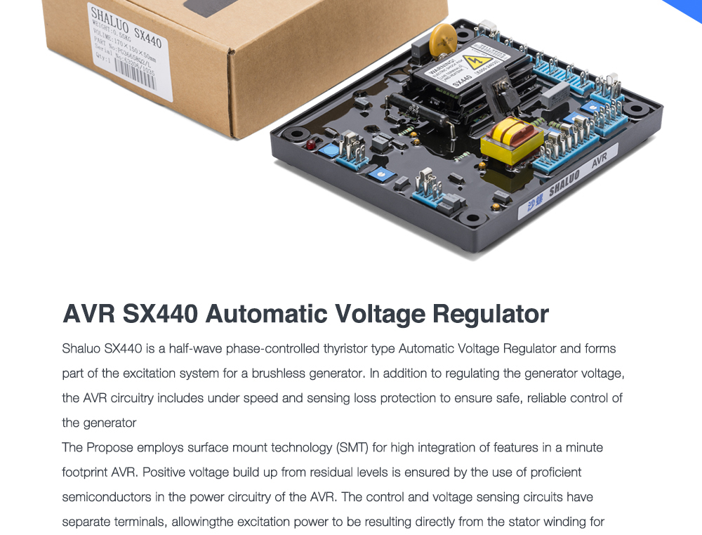 Price Three Phase AVR AC Automatic Voltage Regulator 220v Generator AVR SX440