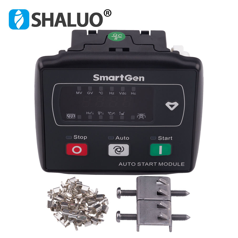 MGC120 small genset controller auto start stop ATS switching single genset modul LED display diesel generator parts