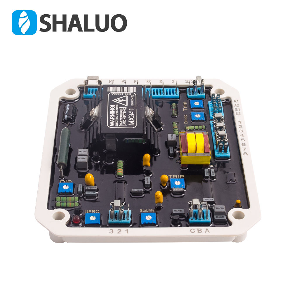 Generator Automatic voltage regulator MX341 AVR Permanent magnet Diesel brushless alternator Power regulator stabilizer