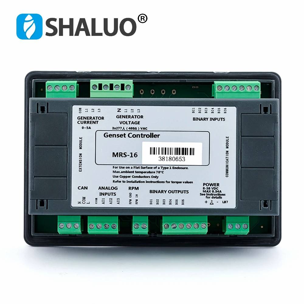 MRS16 MRS20 MRS10 MRS11 Remote Auto Start LCD Display Control Module Diesel Generator Controller Panel