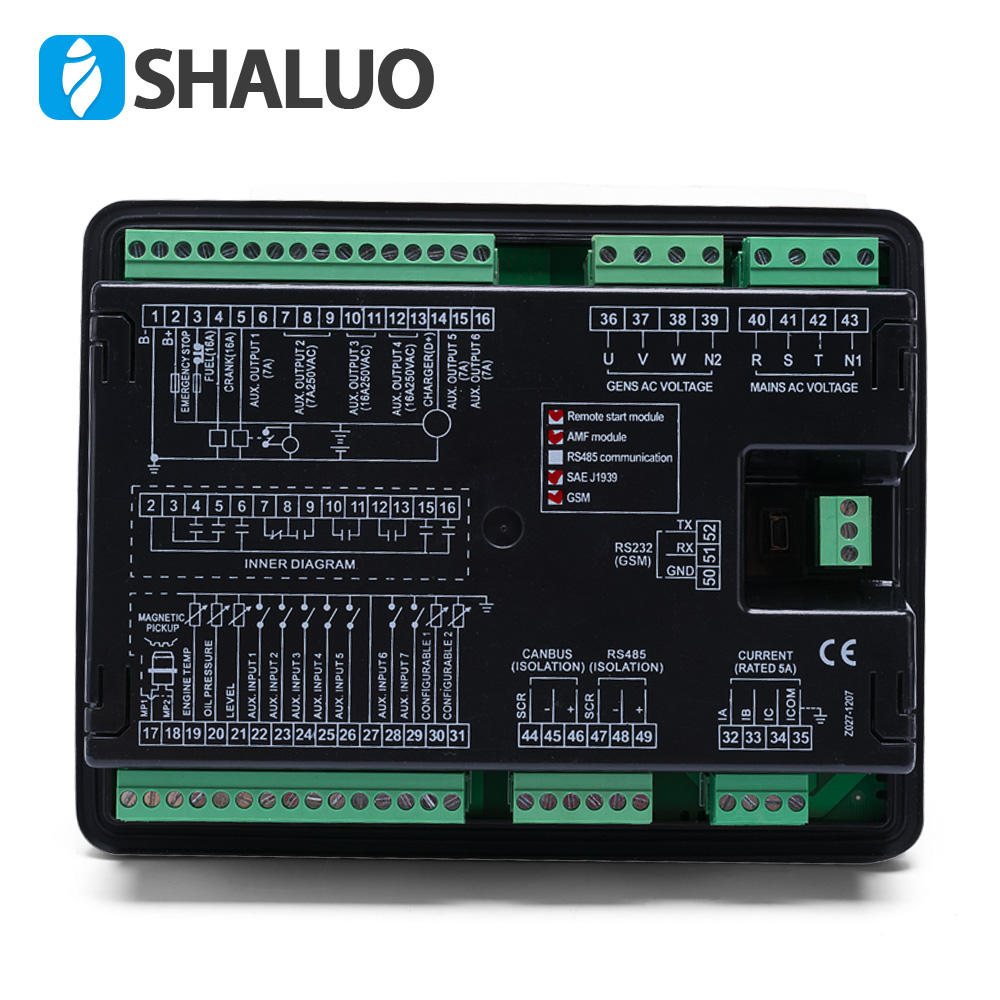 7220CAN auto main failure generator controller AMF High pressure common rail controller for ECU