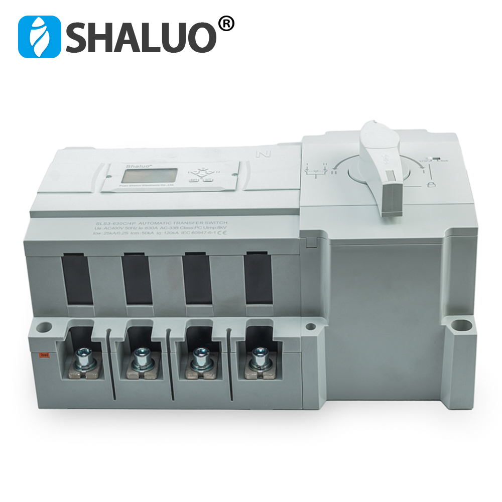 ATS Dual Power Automatic Transfer Switch 63A 100A 125A 160A 250A 400A 630A AC220V Diesel Generator Auto Changeover Switch