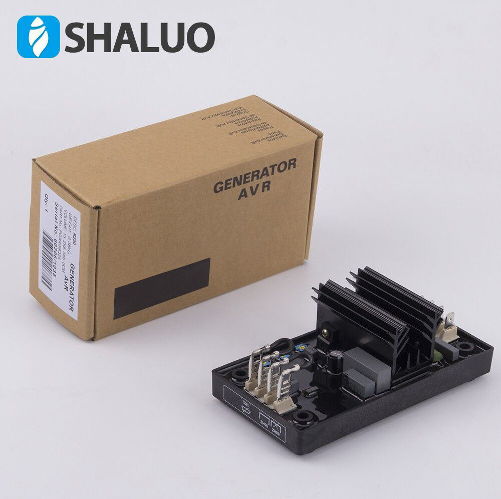 Diesel Generator Automatic Voltage Regulator 220V 380V AC 3 Phase AVR R230 Spare Parts Avr for Single Phase Generator