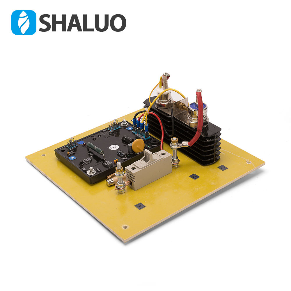 Brush Diesel Generator Spare Parts AVR Voltage Regulator Rectifier Phase Avr Savrh-50a GAVR 50A Avr for Single Phase Generator