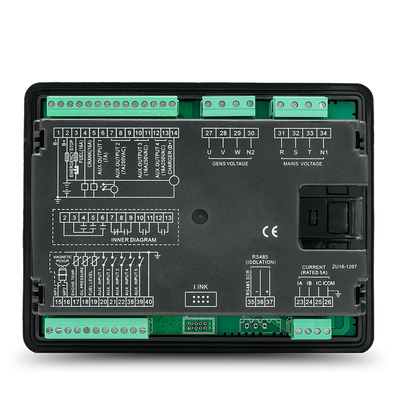6120 Generator Set Controller LCD Automatic start genset Ats control box terminal charge panel alternator part 6120U