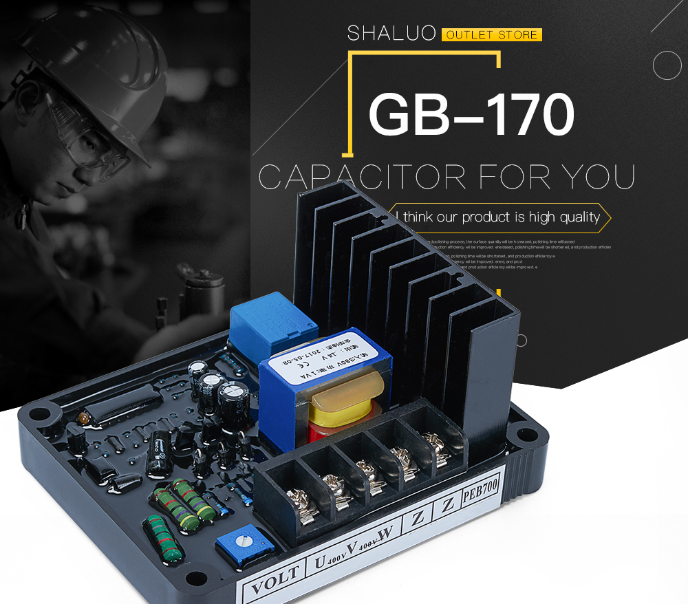 Diesel Generator Automatic STC three phase Voltage Regulator Stabilizers GB170 with External potentiometer