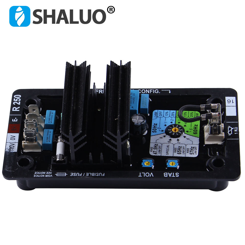 Brushless 20kva Diesel Generator Voltage Regulator avr R250