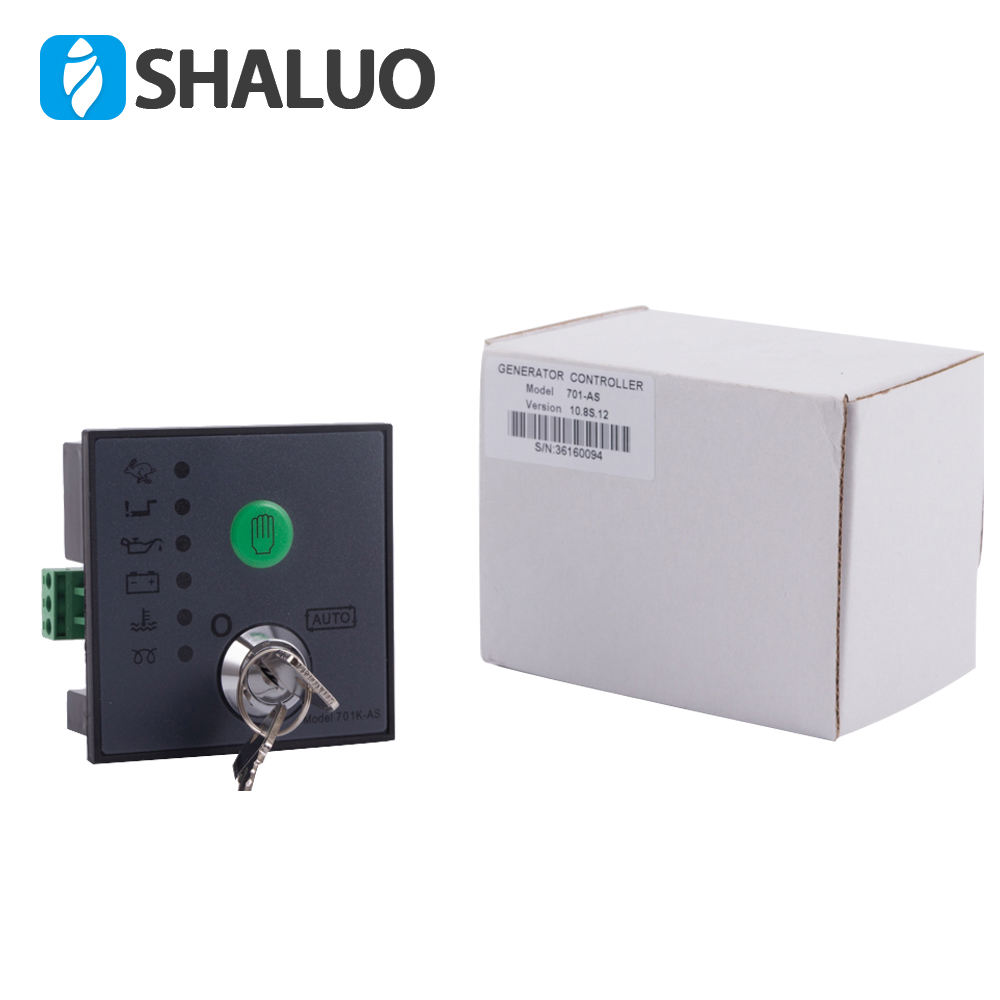 Diesel Generator manual electronic panel circuit board kits genset key start Controller 701 701K-AS