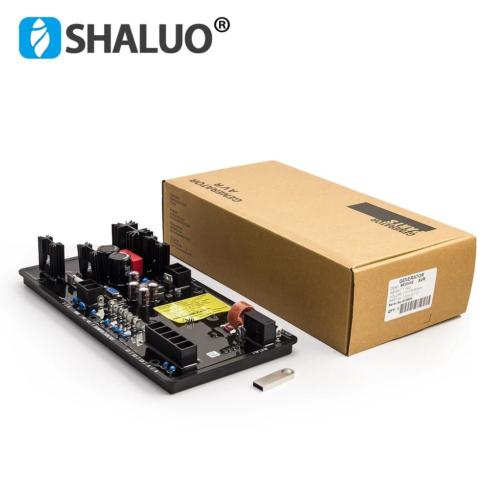 BE2000E AVR Automatic Voltage Regulator Diesel Generator DVR 2000E for Generator AC Power Stabilizer Generator Spare Parts