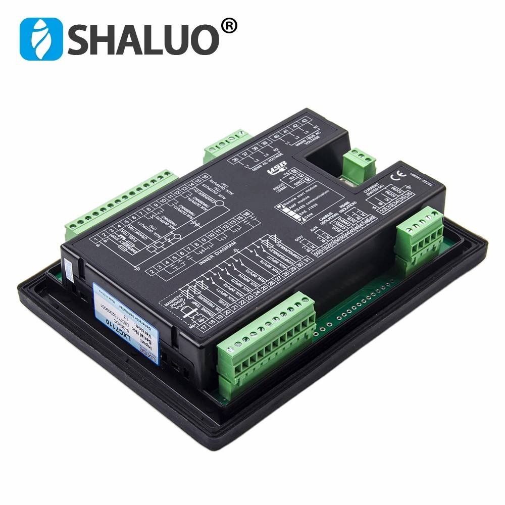 LIXiSE LXC7110 LXC7120 LCD AMF Auto Start Diesel Generator Controller Panel GSM GPRS Control Module With USB RS232 Genset Parts