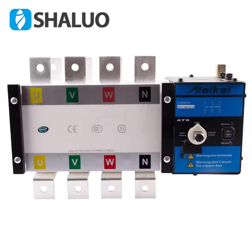 Spare Parts Generator Parts & Accessories Daul Power Changeover Automatic Transfer Switch 400A Generator ATS 4P Ats Controller