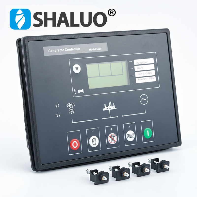 5120 AMF Diesel Generator Set Controller LCD Automatic start genset Ats control box terminal charge panel alternator part