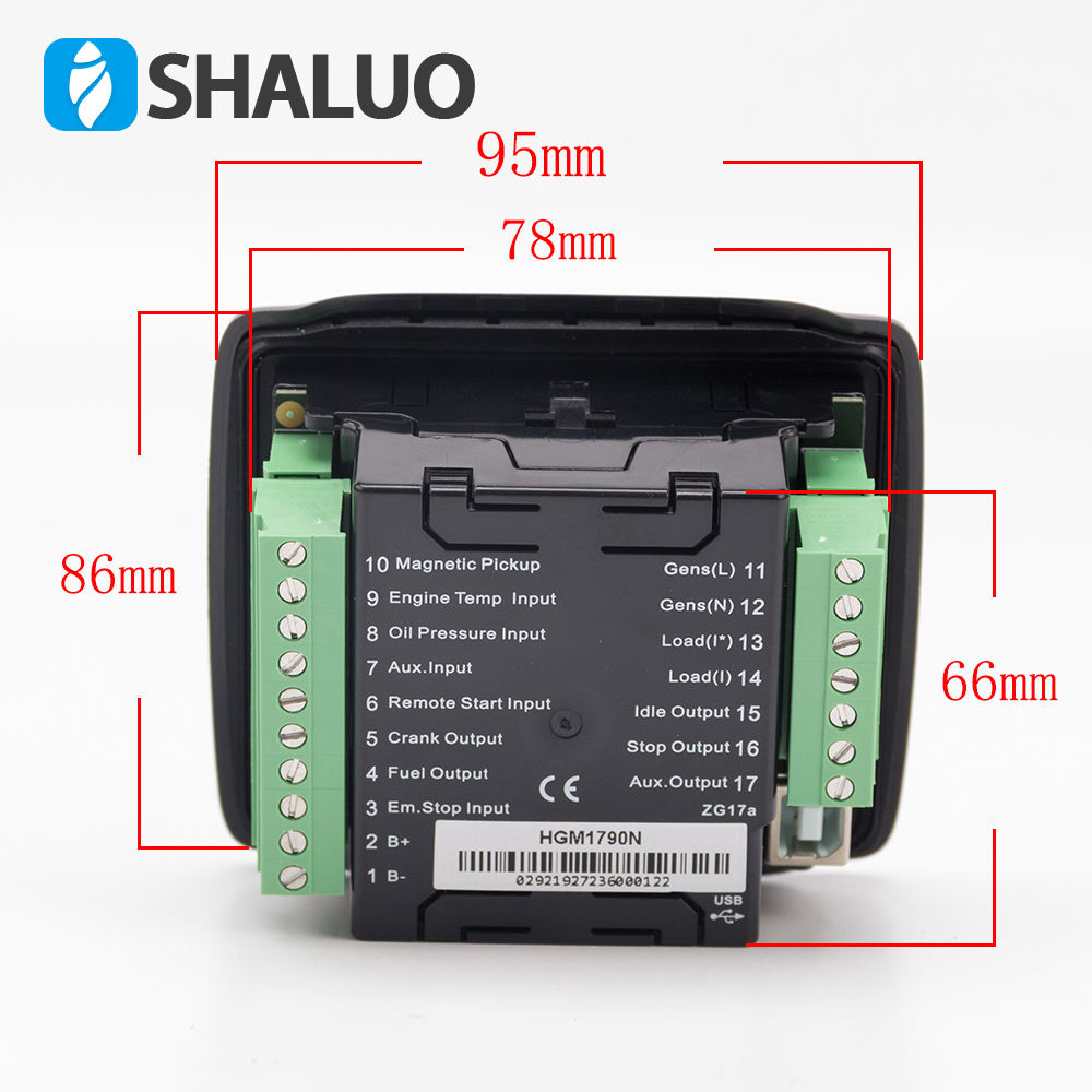 HGM1790N Diesel Generator Controller Automatic Engine Auto Start Module Control Panel