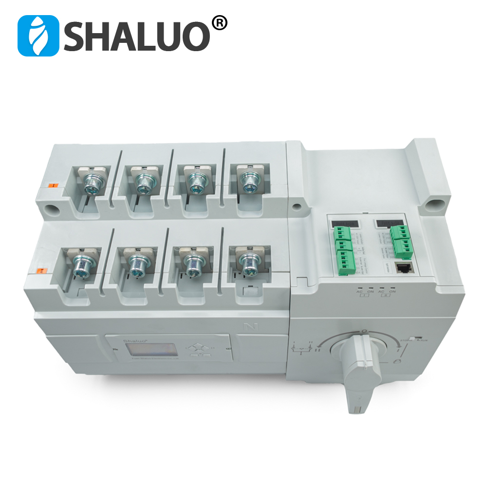 ATS Dual Power Automatic Transfer Switch 63A 100A 125A 160A 250A 400A 630A AC220V Diesel Generator Auto Changeover Switch