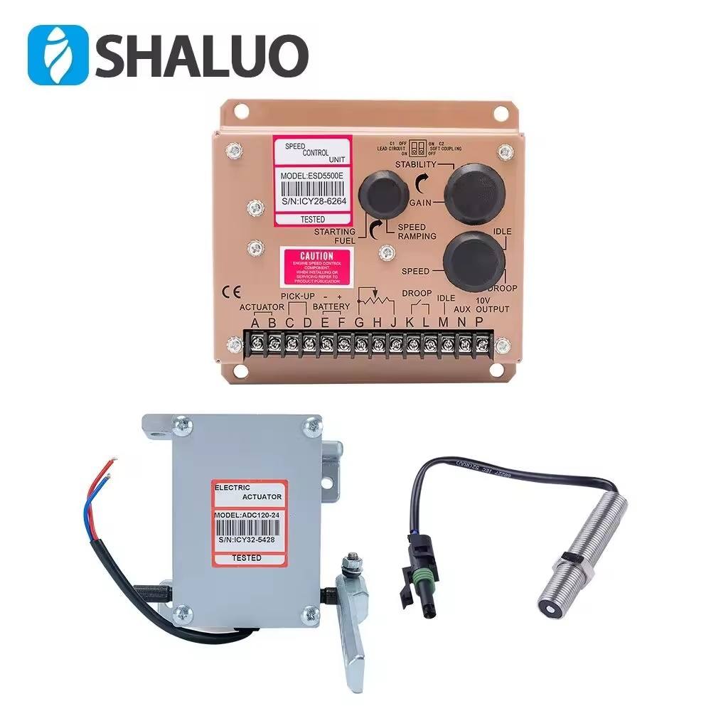 ADC120 12V 24V Generator Parts Speed Controller Governor Control Unit ESD5500E Generator Actuator Generator Speed Sensor