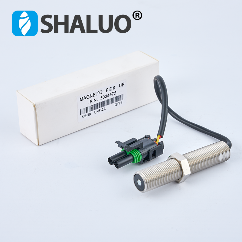 Magnetic Pickup MPU 3034572 Speed Sensor 80mm diesel generator part M16 80mm thread magnetic RPM genset ohm stainless sensor