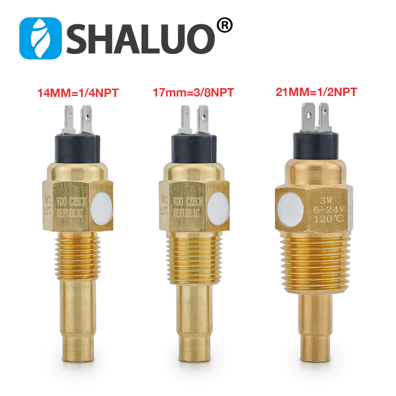 Alternator Parts & Accessories 21mm Generator Water Temperature VDO Sensor Add Length for Diesel Genset Generator Spare Parts