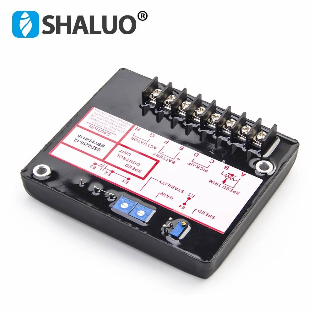 DC12V 24V ESD2210 Engine Speed Controller DC Motor Control Board Actuator Govornor Unit Panel Genset Parts ESD2210-12 ESD2210-24