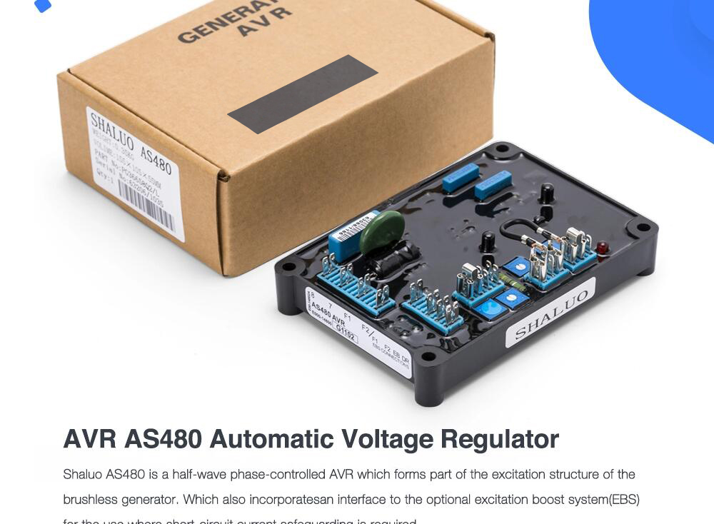 AS480 Automatic Voltage Regulator for diesel brushless Generator