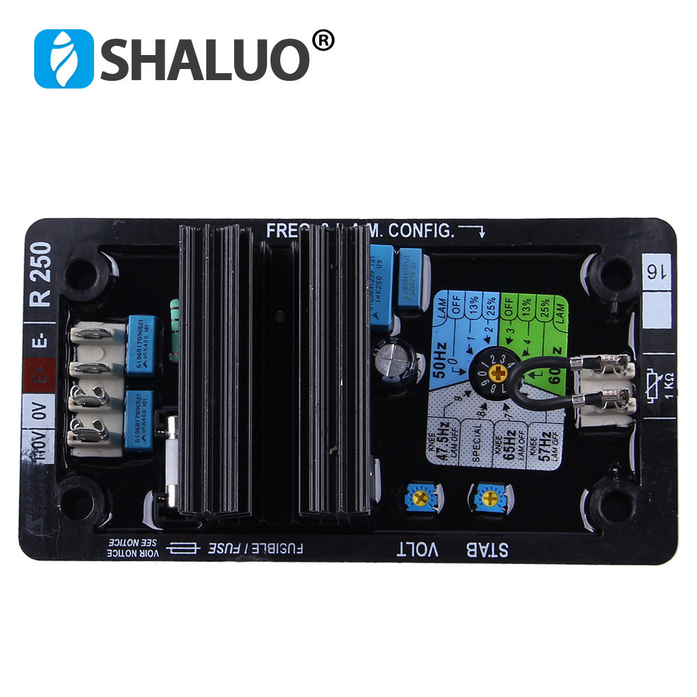 Brushless 20kva Diesel Generator Voltage Regulator avr R250