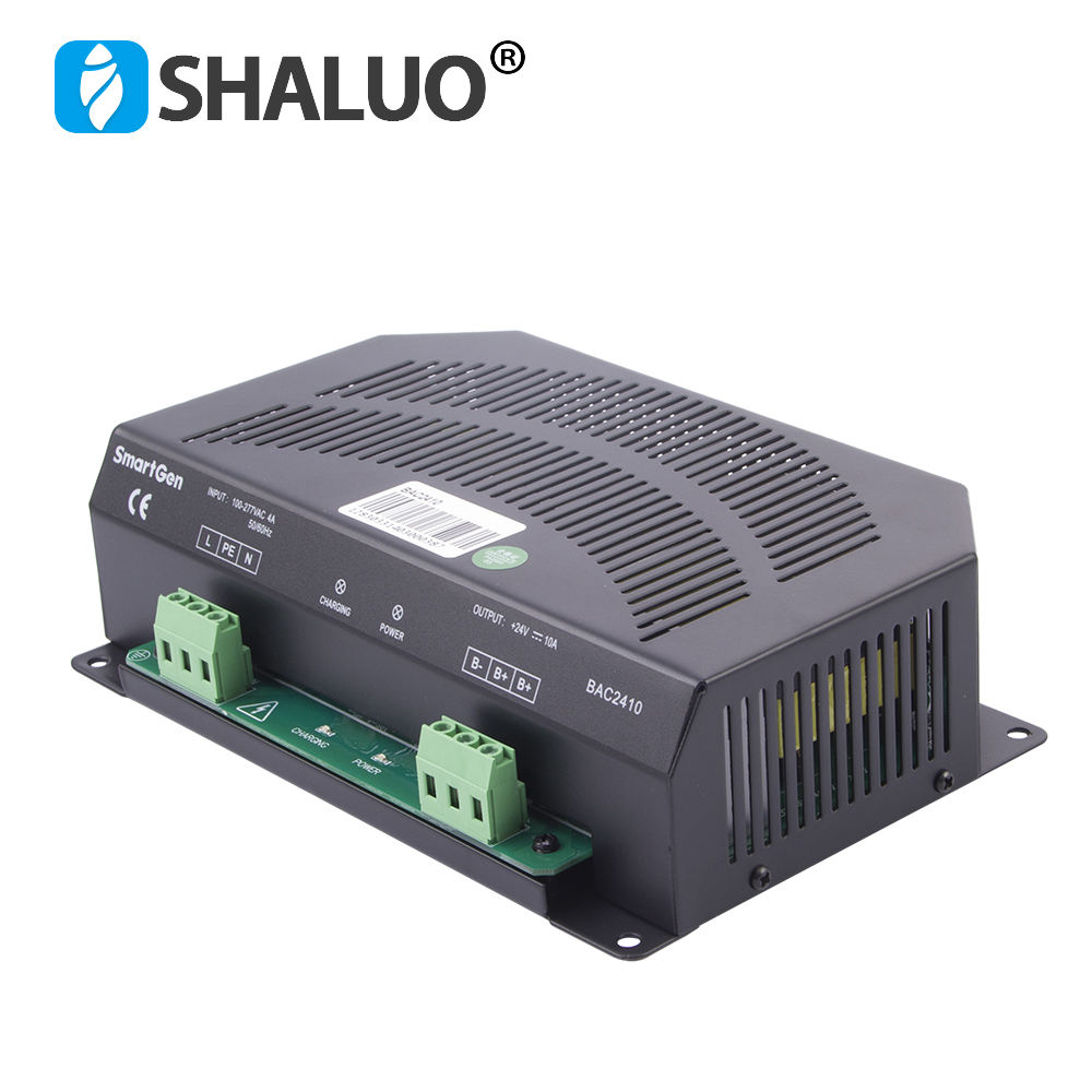SmartGen BAC2410 24V 10A Generator Battery Charger Auto Intelligent Float Charging Charger Adapter Module Genset Spare Parts