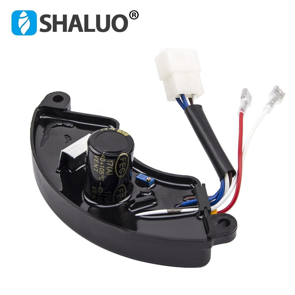 Universal 6 Wires 5KW AVR Gasoline Generator Stabilizer Automatic Voltage Regulator 220V Single Phase Control Board 250V 470UF