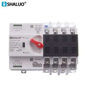 63A 100A 4P ATS Generator Dual Power Automatic Transfer Switch Module Circuit Breakers Switches Electric Generator Parts