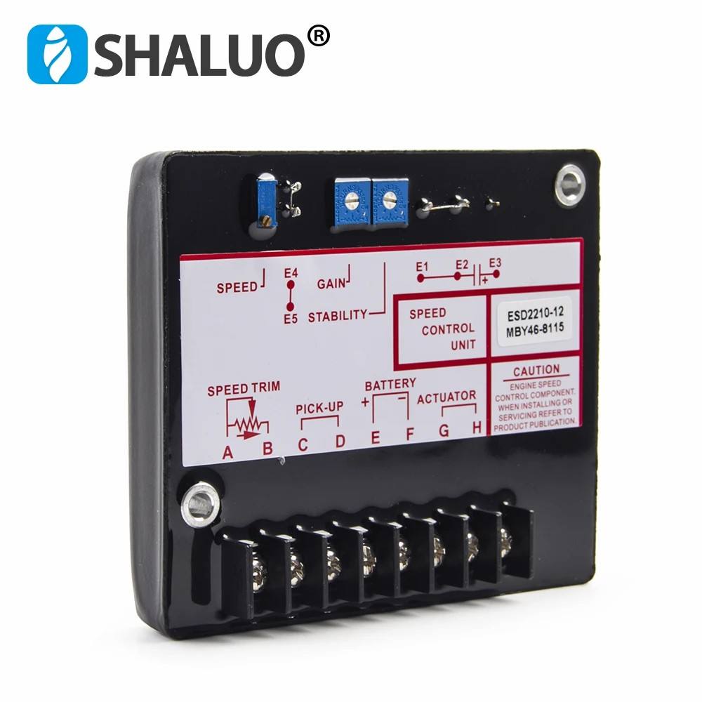 DC12V 24V ESD2210 Engine Speed Controller DC Motor Control Board Actuator Govornor Unit Panel Genset Parts ESD2210-12 ESD2210-24