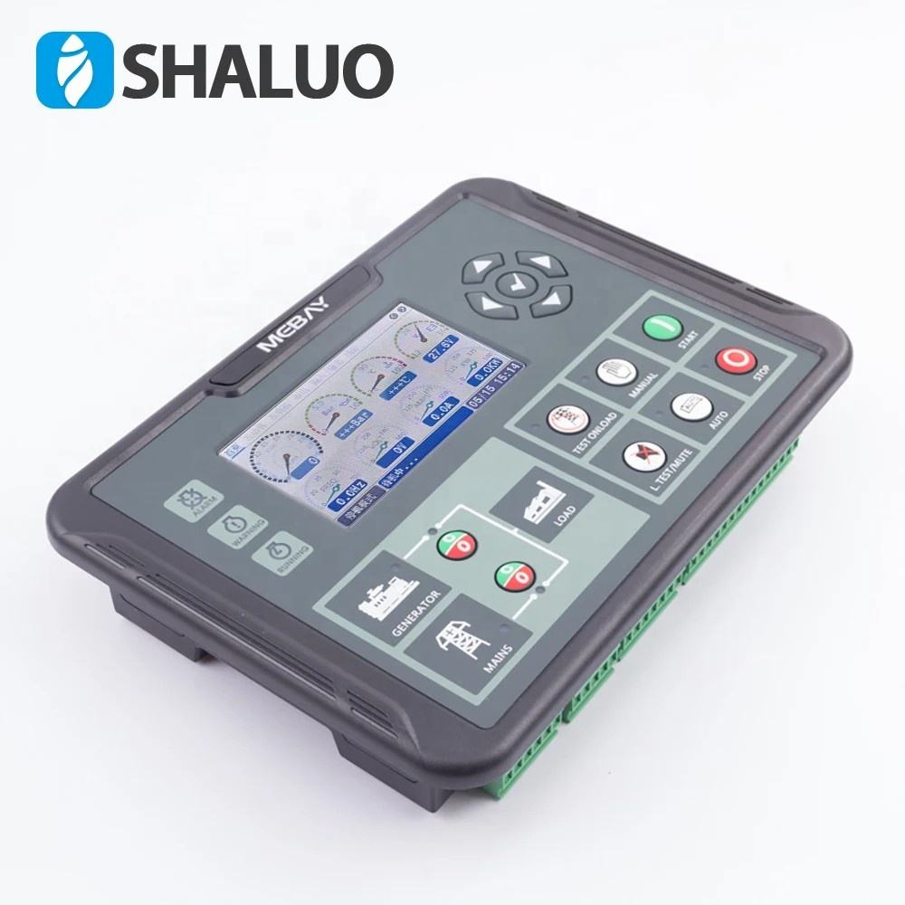 Mebay DC80D DC82DR MK3 AMF Start Stop Diesel Generator Controller Module LCD Display RS485 PC Monitoring Control Board