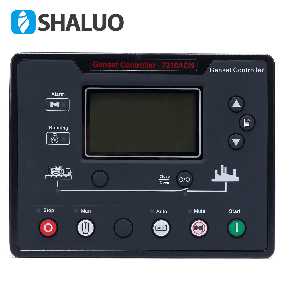 7210 Auto Start Generator Control Module electronic remote lcd board ats controller diesel generator parts 8 languages monitor