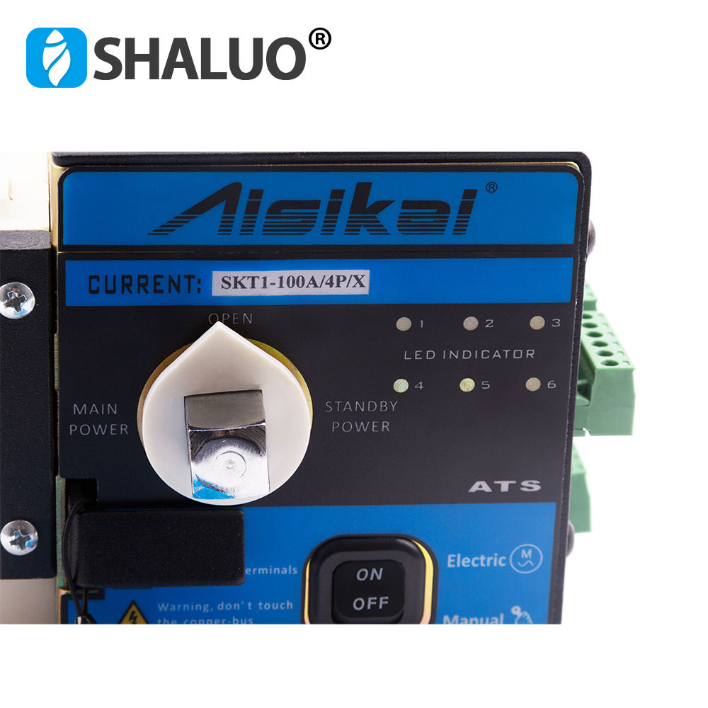 Generator ATS automatic transfer switch panel 100A