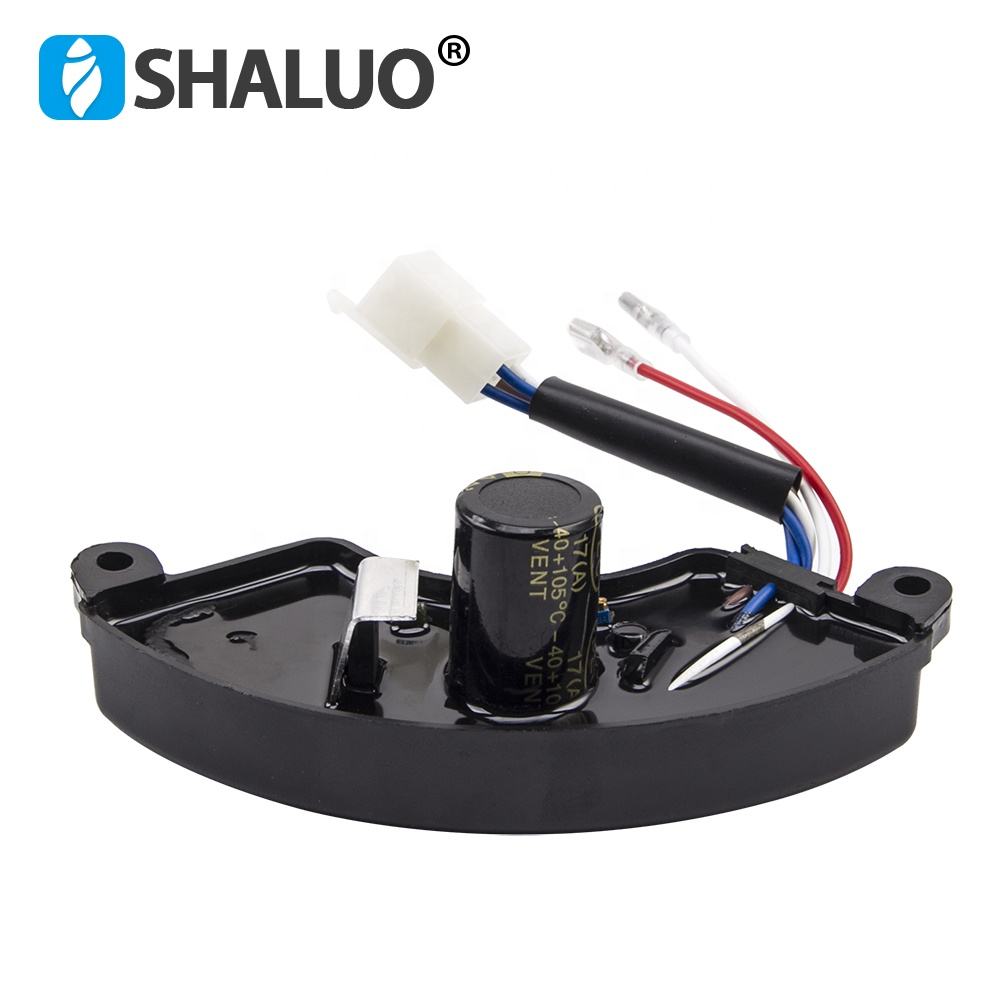 Universal 6 Wires 5KW AVR Gasoline Generator Stabilizer Automatic Voltage Regulator 220V Single Phase Control Board 250V 470UF