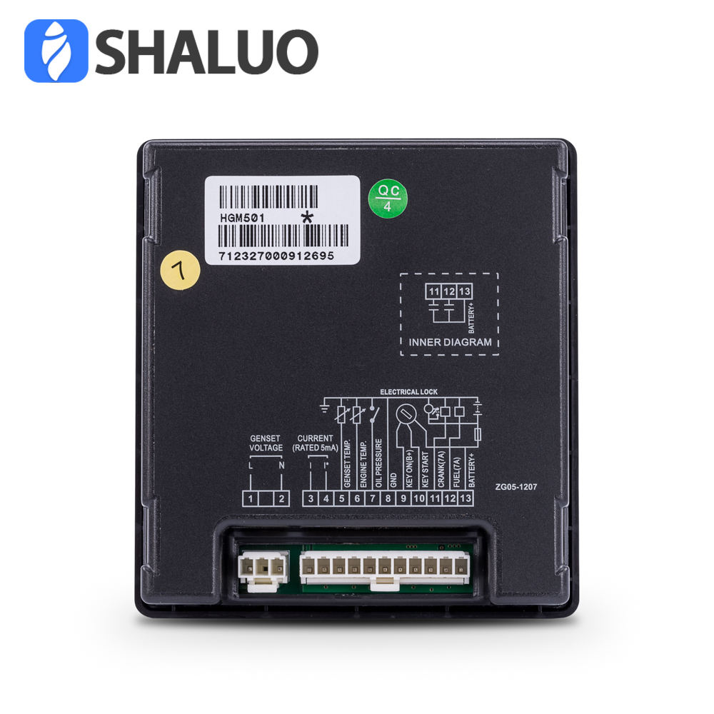 SmartGen HGM501 Start Stop Genset Controller Module Diesel Gasoline Generator LED Digital Control Panel Parts DC 9-18V