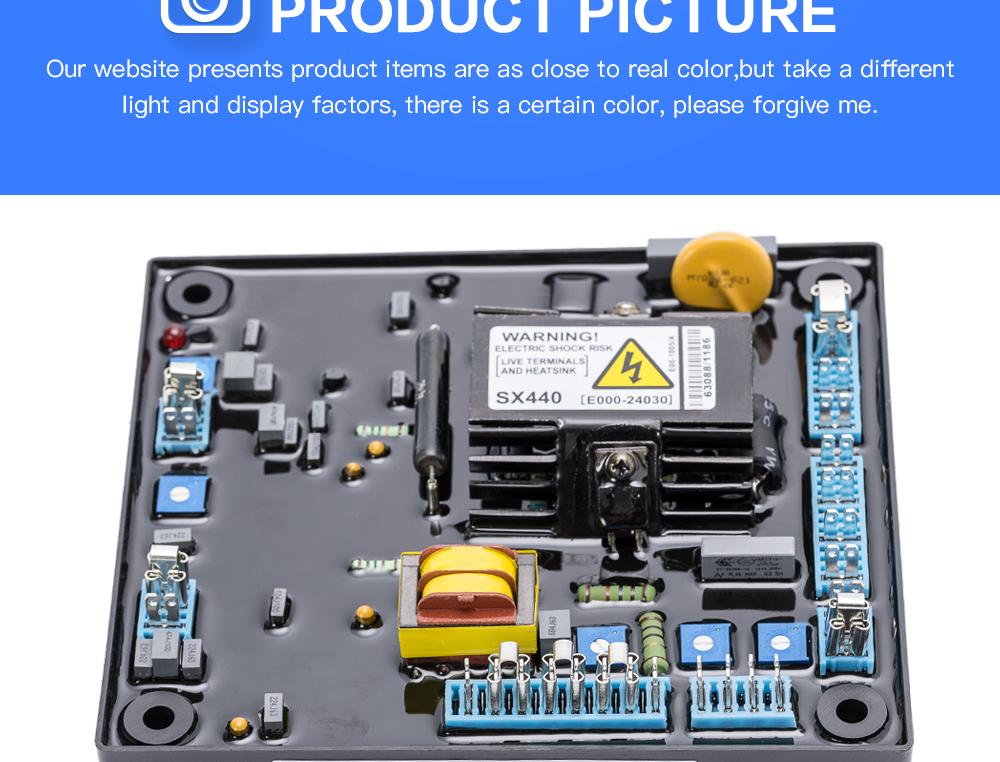 Price Three Phase AVR AC Automatic Voltage Regulator 220v Generator AVR SX440