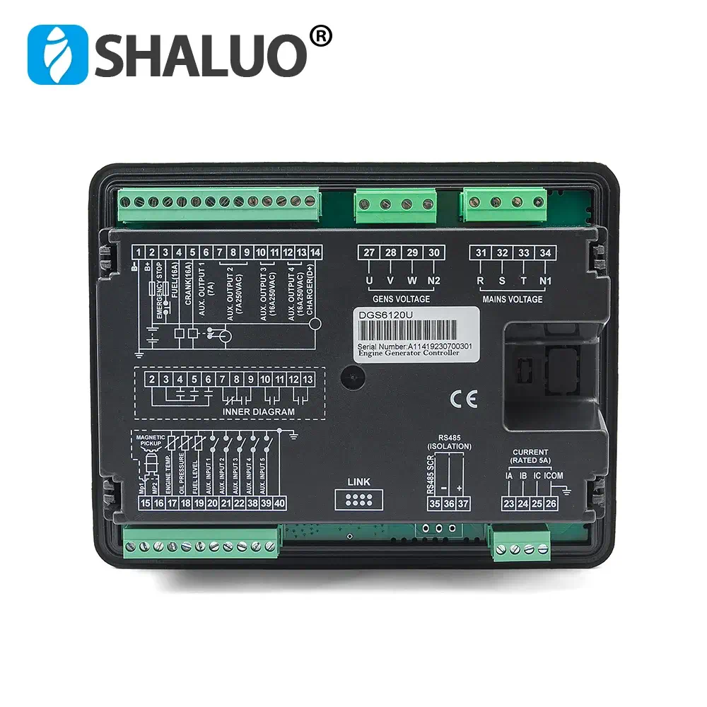 New 6110U 6120U Diesel Generator Controller AMF Auto Start Stop Control Module Panel Generator Parts Replace Smartgen HGM6120N