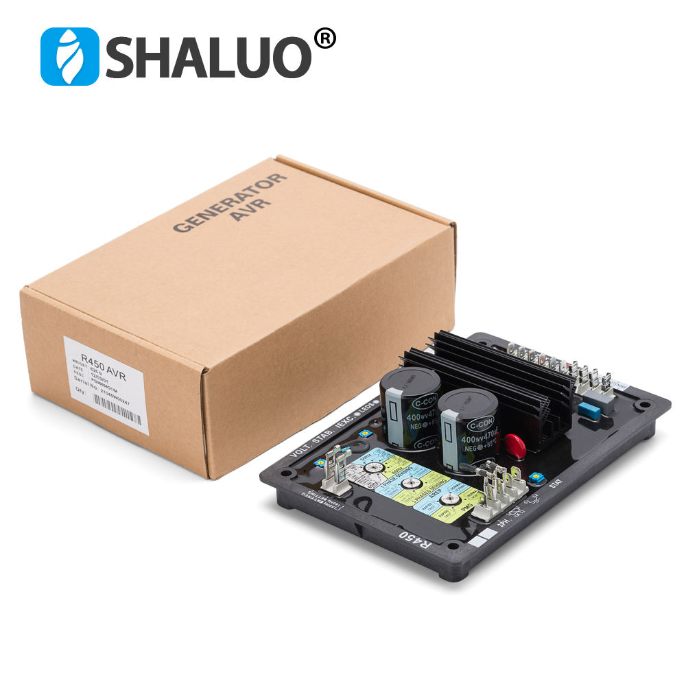 Generator Spare Parts Ac 3 Phase Automatic Voltage Regulator Stabilizer 220v Price AVR R450
